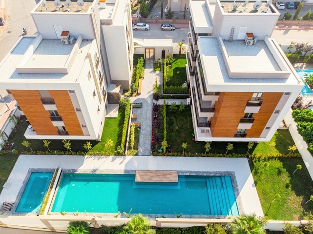 شقق 2 + 1 في مشروع جاهز في أونجالي أنطاليا