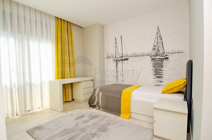 شقق 2 + 1 في مشروع جاهز في أونجالي أنطاليا