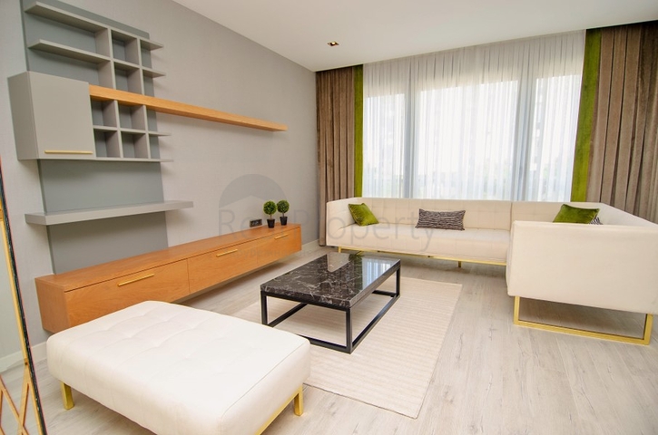 شقق 2 + 1 في مشروع جاهز في أونجالي أنطاليا