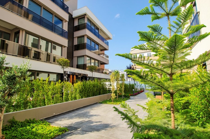 شقق 2 + 1 في مشروع جاهز في أونجالي أنطاليا