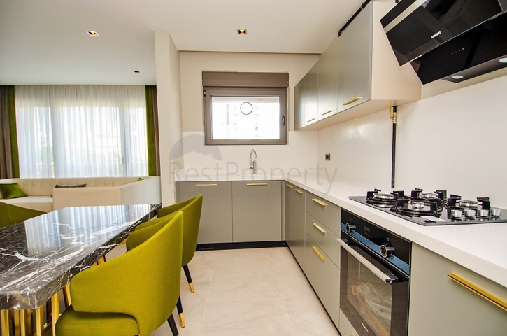 شقق 2 + 1 في مشروع جاهز في أونجالي أنطاليا