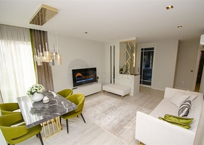 شقق 2 + 1 في مشروع جاهز في أونجالي أنطاليا