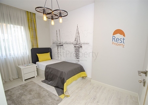 شقق 2 + 1 في مشروع جاهز في أونجالي أنطاليا