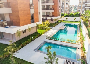 شقق 2 + 1 في مشروع جاهز في أونجالي أنطاليا