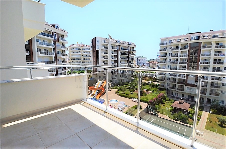 شقة غرفة وصالة ضمن مجمع - خدمات خمس نجوم - افسلار / الانيا 