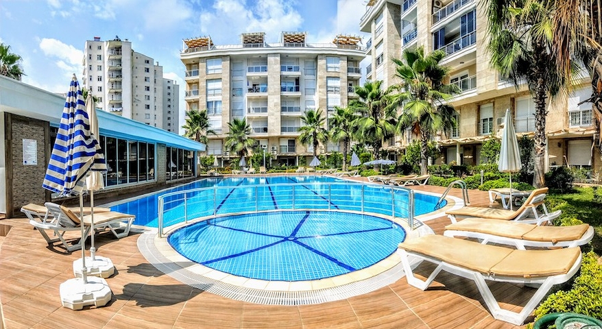 شقة 1 + 1 مفروشة في مجمع في ليمان كونيالتي