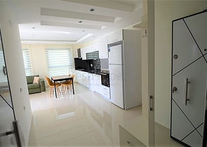 شقة فسيحة بغرفة نوم واحدة في مجمع جديد