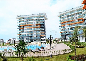 شقة فسيحة بغرفة نوم واحدة في مجمع جديد