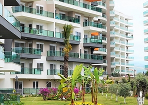 شقة فسيحة بغرفة نوم واحدة في مجمع جديد