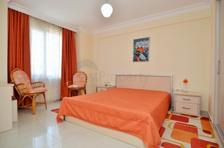 شقة غرفتين وصالة مفروشة ضمن مجمع قريب من البحر في كوناكليه / الانيا 