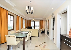 شقة غرفتين وصالة مفروشة ضمن مجمع قريب من البحر في كوناكليه / الانيا 