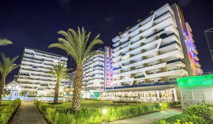 شقة غرفة وصالة ضمن مجمع فاخر في الانيا 