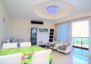 ضمن افخم مجمعات الانيا -شقة غرفة وصالة للبيع بسعر جيد 