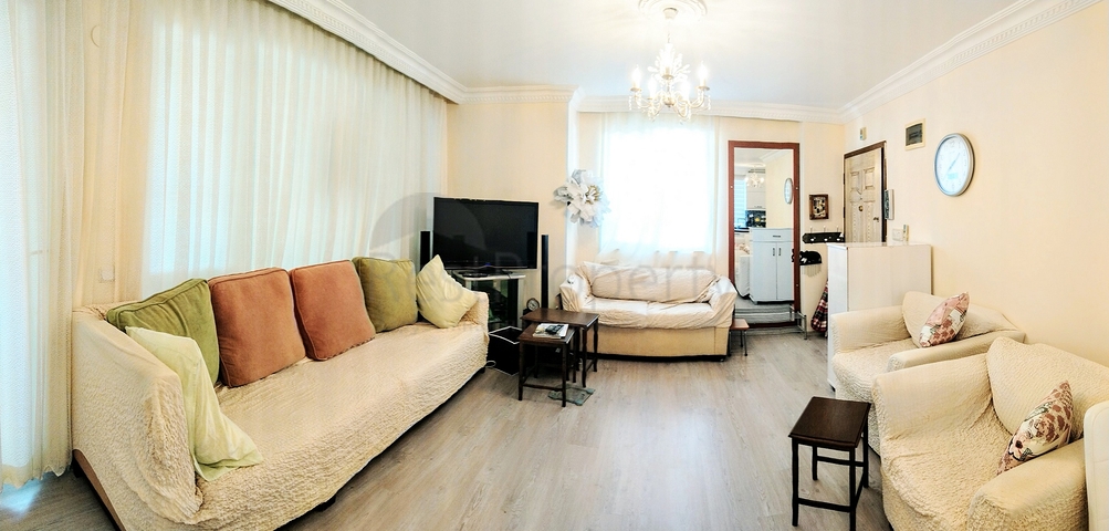 شقة دوبلكس 2 + 1 مع أثاث 100 م من البحر في أنطاليا