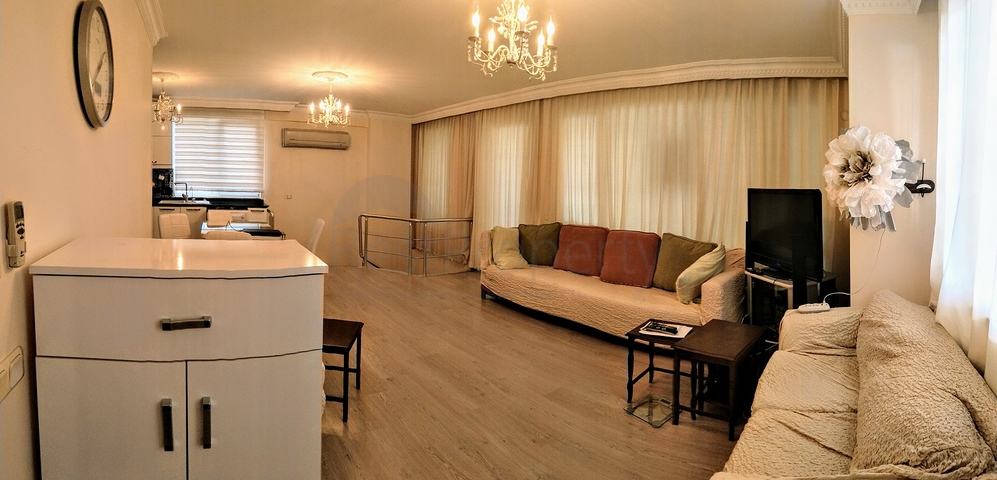 شقة دوبلكس 2 + 1 مع أثاث 100 م من البحر في أنطاليا