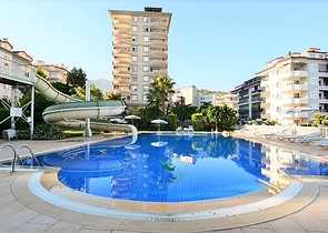 شقة عائلية واسعة من تصميم غرفتين وصالة في جيكجلي / الانيا 