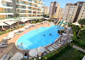 شقة استديو ضمن مجمع فاخر في افسلار / الانيا 