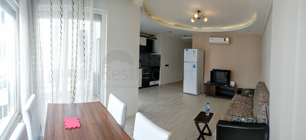 شقة 2 + 1 مع أثاث في منطقة ليمان على بعد 650 م من البحر