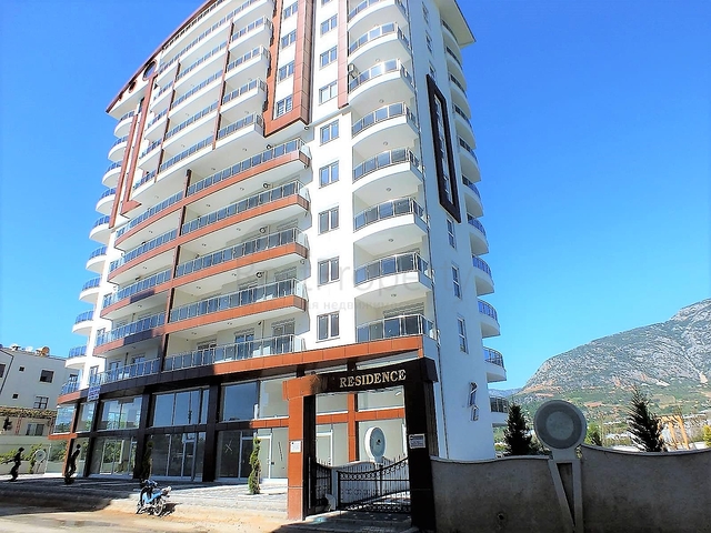 اطلالة بحر - شقة غرفة وصالة - ضمن مجمع سكني - مهموتلار / الانيا 