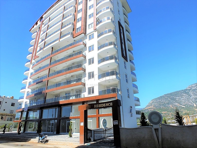 اطلالة بحر - شقة غرفة وصالة - ضمن مجمع سكني - مهموتلار / الانيا 