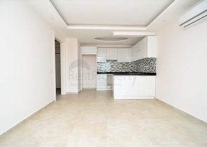 اطلالة بحر - شقة غرفة وصالة - ضمن مجمع سكني - مهموتلار / الانيا 