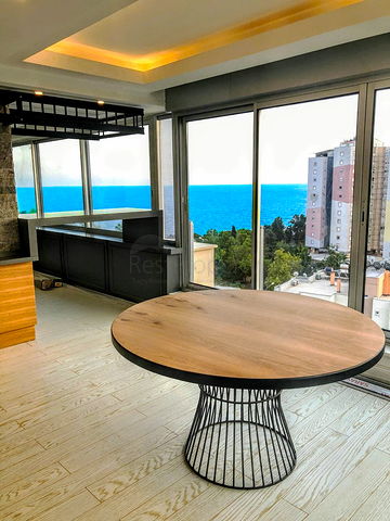 شقة 3 + 1 مطلة على البحر في وسط لارا أنطاليا