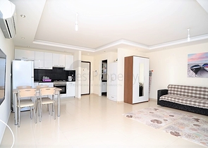 شقة استديو مفروشة ضمن مجمع سكني خمس نجوم في افسلار / الانيا 