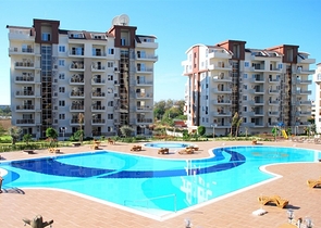 شقة غرفة وصالة مفروشة ضمن مجمع سكني في افسلار / الانيا 