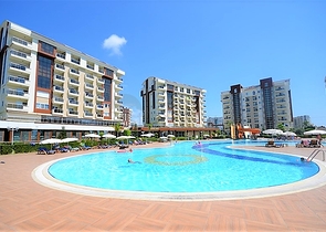 شقة غرفة وصالة مفروشة ضمن مجمع سكني في افسلار / الانيا 