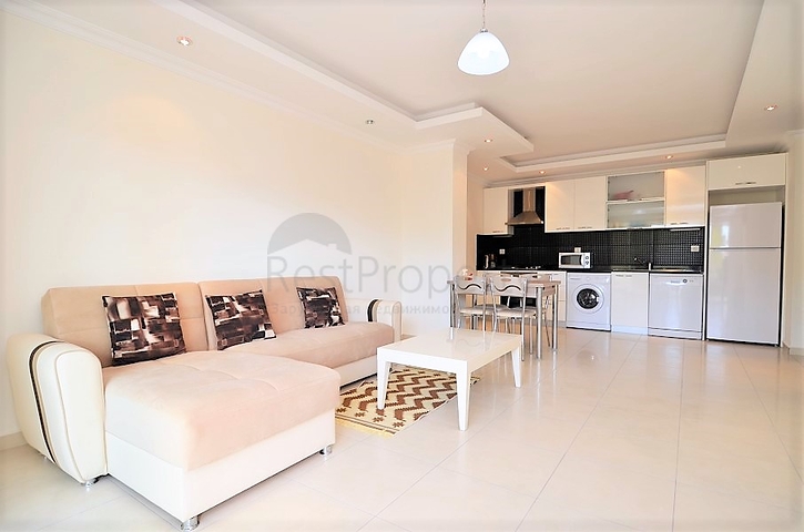 شقة مفروشة من تصميم غرفة وصالة ضمن مجمع خمس نجوم في الانيا منطقة افسلار 