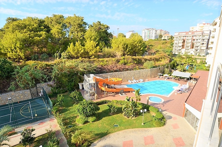 شقة مفروشة من تصميم غرفة وصالة ضمن مجمع خمس نجوم في الانيا منطقة افسلار 