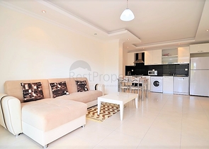 شقة مفروشة من تصميم غرفة وصالة ضمن مجمع خمس نجوم في الانيا منطقة افسلار 