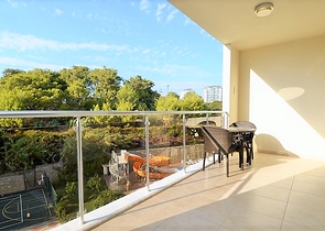 شقة مفروشة من تصميم غرفة وصالة ضمن مجمع خمس نجوم في الانيا منطقة افسلار 