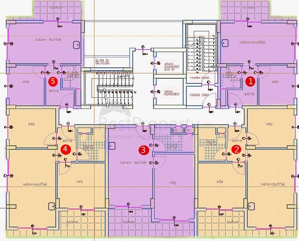 مجمع سكني حديث قريب من البحر في مهموتلار / الانيا 