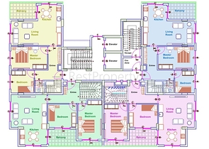 مجمع سكني حديث قريب من البحر في مهموتلار / الانيا 
