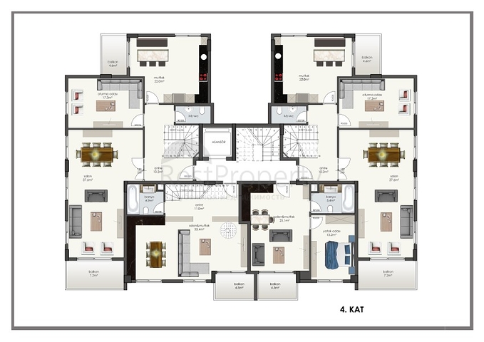 بسعر منافس - شقة ثلاث غرف وصالة في جيكجلي / الانيا 
