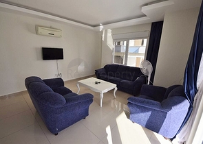 غرفتين وصالة مفروشة ضمن مجمع سكني في مهموتلار - الانيا 