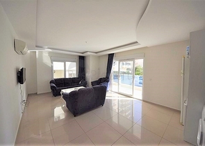 غرفتين وصالة مفروشة ضمن مجمع سكني في مهموتلار - الانيا 