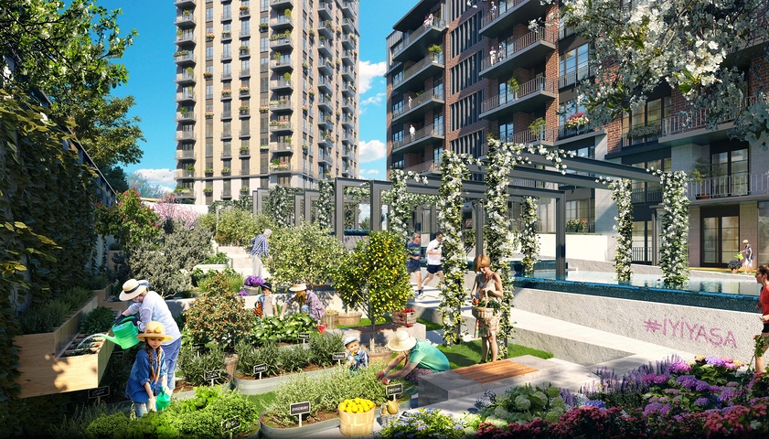 مدينة مالية في منطقة أتاشهير في الجزء الآسيوي من اسطنبول