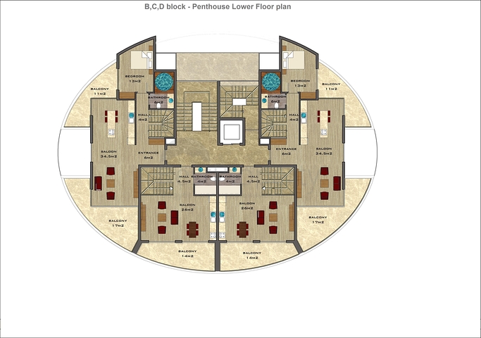 أحد أجمل المجمعات الفاخرة في ألانيا 