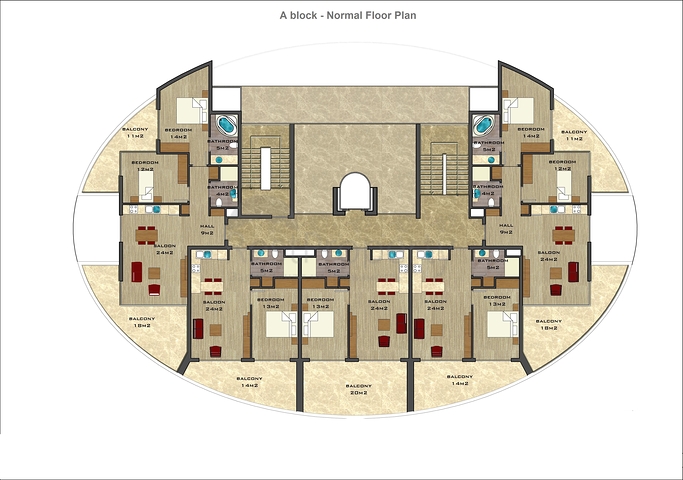 أحد أجمل المجمعات الفاخرة في ألانيا 