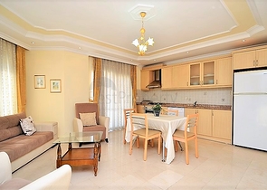 شقة غرفتين وصالة مفروشة - في مركز الانيا 