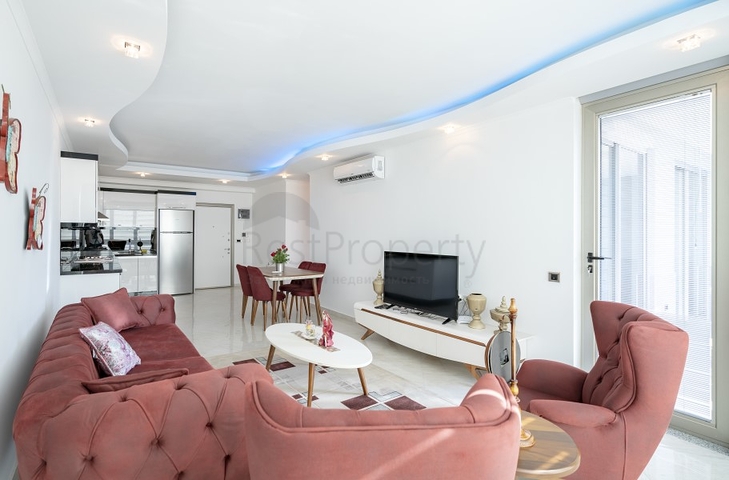 تصميم عصري حديث - شقة غرفتين وصالة ضمن مجمع فاخر في اوبا / الانيا 