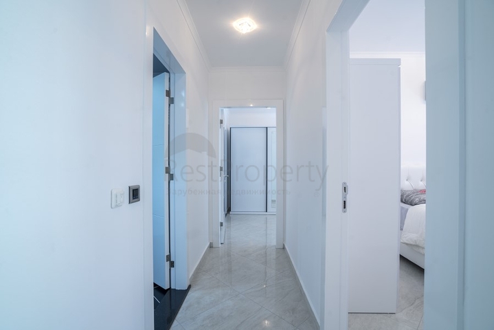 تصميم عصري حديث - شقة غرفتين وصالة ضمن مجمع فاخر في اوبا / الانيا 