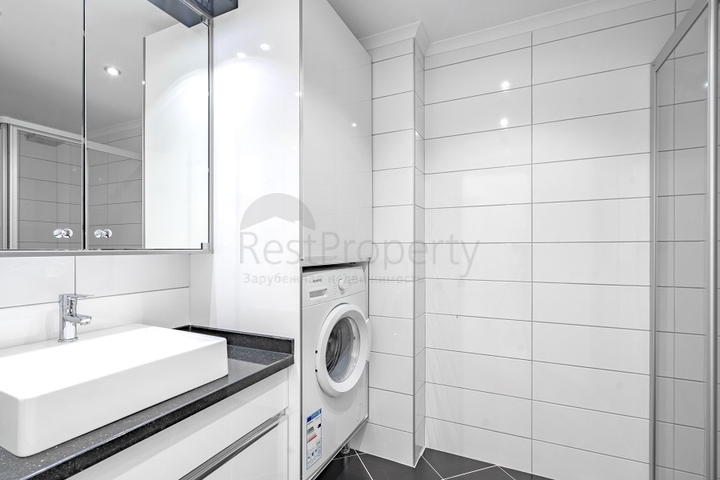 تصميم عصري حديث - شقة غرفتين وصالة ضمن مجمع فاخر في اوبا / الانيا 