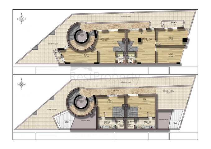 مبنى تجارية في مركز مدينة أنطاليا