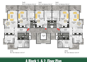 خيارات متنوعة من الشقق ضمن مجمع سكني حديث في اوبا / الانيا 