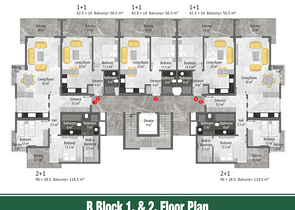 خيارات متنوعة من الشقق ضمن مجمع سكني حديث في اوبا / الانيا 