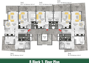 خيارات متنوعة من الشقق ضمن مجمع سكني حديث في اوبا / الانيا 