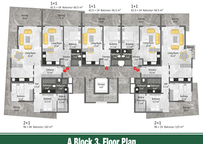 خيارات متنوعة من الشقق ضمن مجمع سكني حديث في اوبا / الانيا 